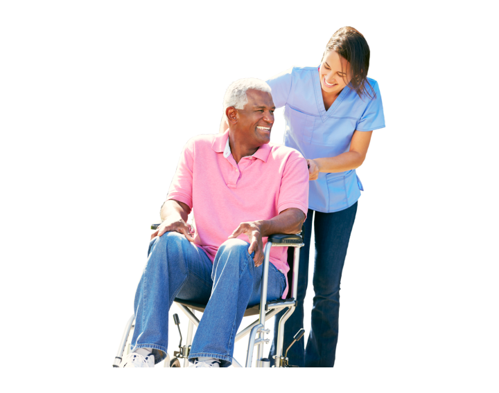 caregiver and patient