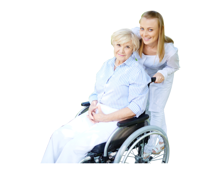 nurse and patient